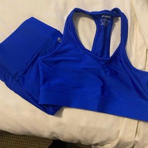 All Access Shiny Blue Workout Set